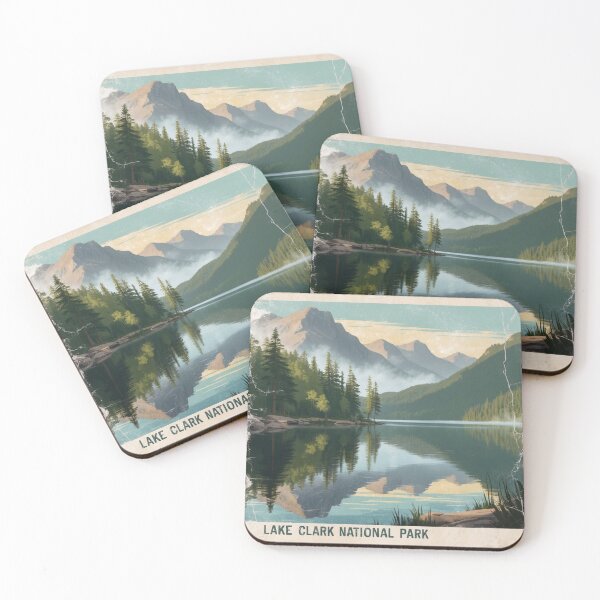 Item preview, Lake Clark National Park Postcard Vintage Retro Travel designed and sold by TravelPostcardGems.