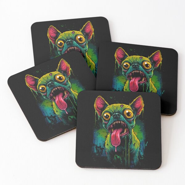Item preview, Undead Fury Zombie Chihuahua With Bulging Eyes designed and sold by Vinson-MFG.