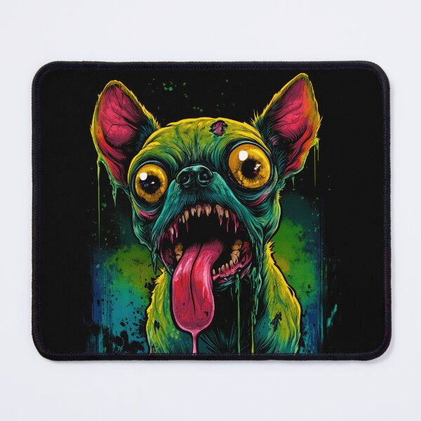 Item preview, Undead Fury Zombie Chihuahua With Bulging Eyes designed and sold by Vinson-MFG.