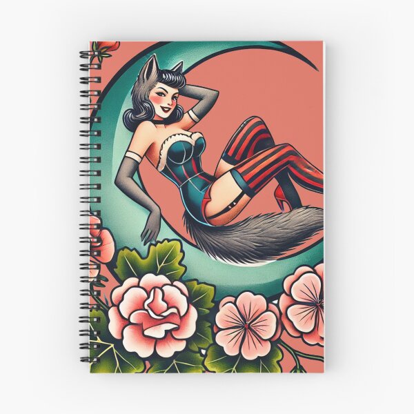 Item preview, Wolf Pinup designed and sold by FrictionMaxxing.
