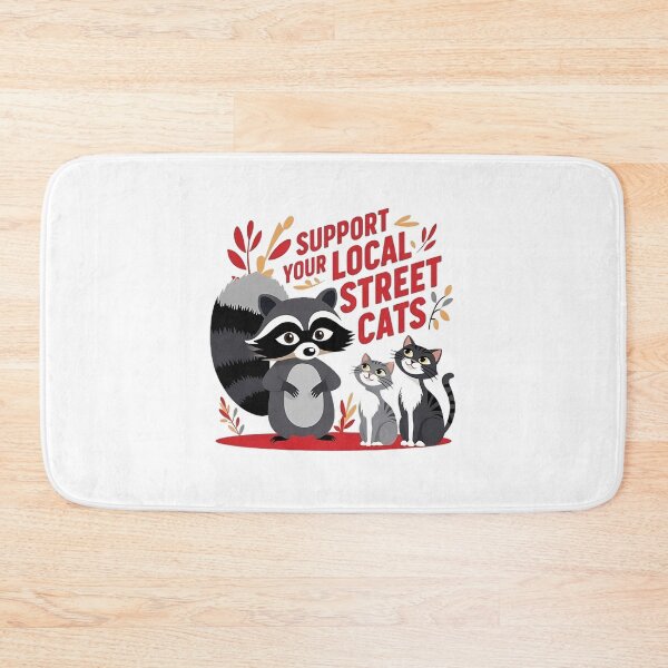 Item preview, Full support for my local street cats funny essential t-shirt design for cat and pets lovers designed and sold by AS94 Creative Designs.