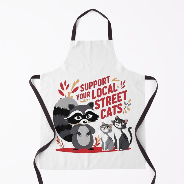 Item preview, Full support for my local street cats funny essential t-shirt design for cat and pets lovers designed and sold by AS94 Creative Designs.