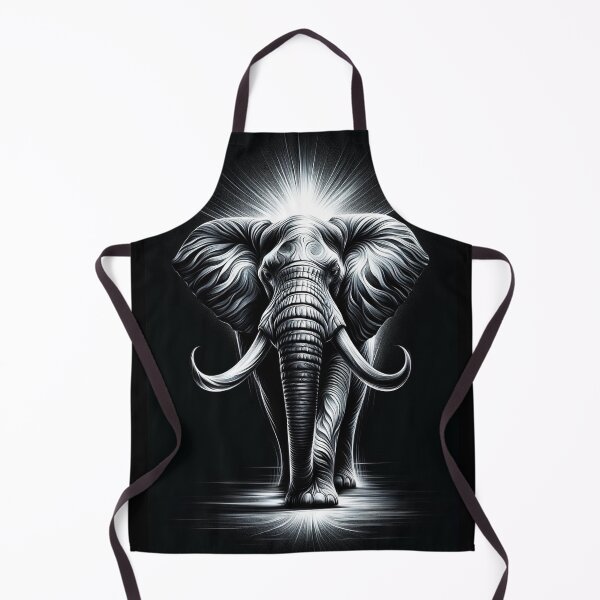 Item preview, Elephant - Glowing Aura in the Night designed and sold by LegademaArt.