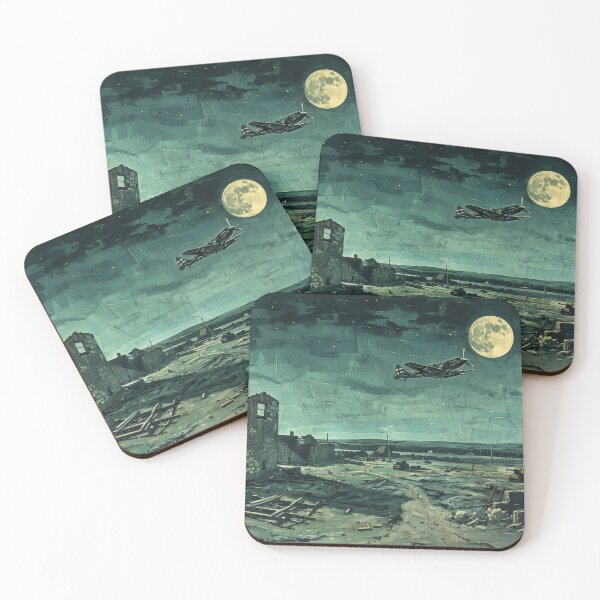 Item preview, Night Patrol Over the Ruins designed and sold by landletsy.