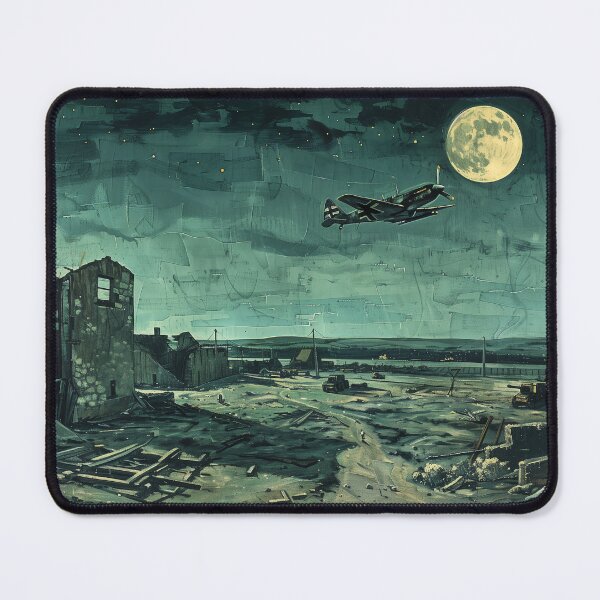 Item preview, Night Patrol Over the Ruins designed and sold by landletsy.