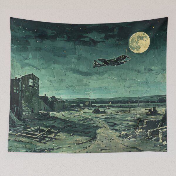 Item preview, Night Patrol Over the Ruins designed and sold by landletsy.