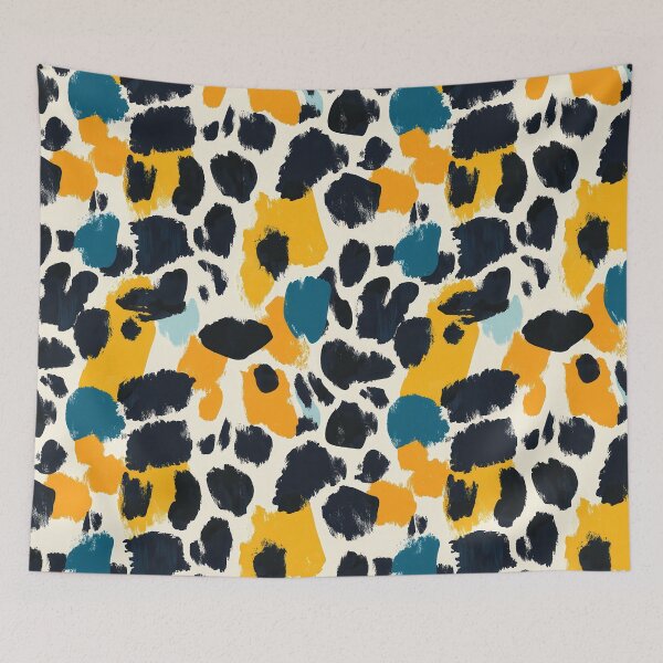 Item preview, Abstract Brushstroke Pattern with Bold Colors designed and sold by ImagineCorner.