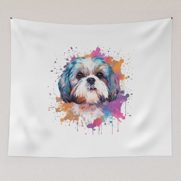 Item preview, Shihtzu | Colorful Watercolor Design #1 designed and sold by MatsurexDesigns.