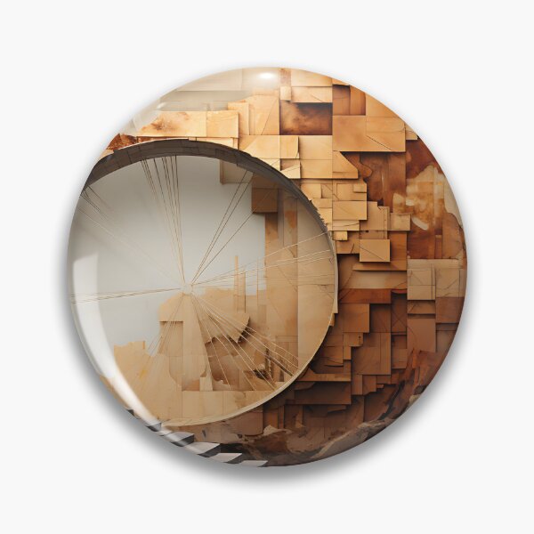 Item preview, Geometric - Wall Circle Stairs designed and sold by KootenayDesigns.