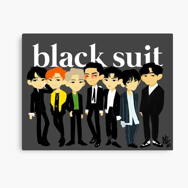 Traje negro // Super Junior Lienzo