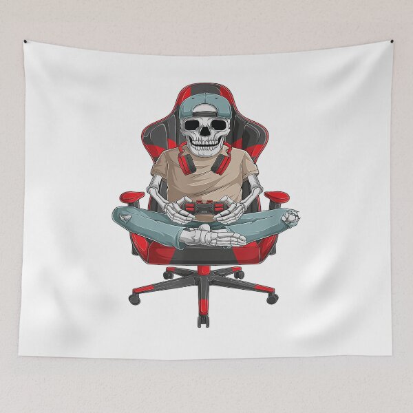 Item preview, Gamer skeleton Halloween designed and sold by BASKF.
