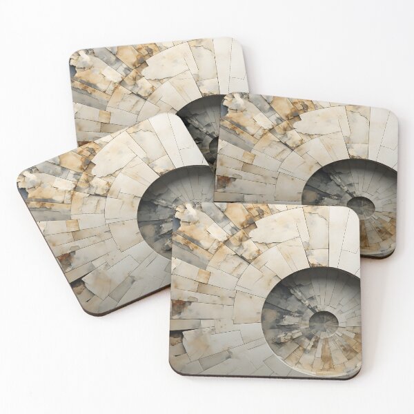Item preview, Geometric - Wall Circle White and Grey designed and sold by KootenayDesigns.