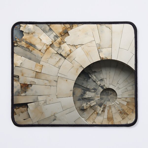Item preview, Geometric - Wall Circle White and Grey designed and sold by KootenayDesigns.