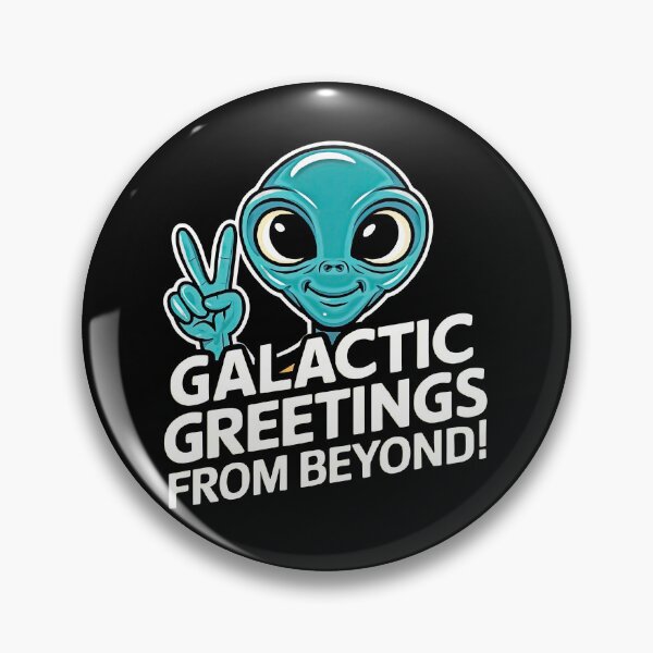Item preview, Friendly Alien with Peace Sign designed and sold by artwaves.