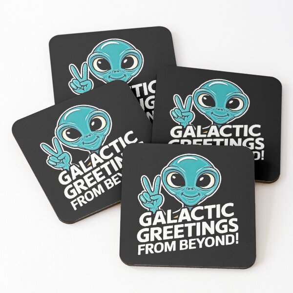Item preview, Friendly Alien with Peace Sign designed and sold by artwaves.