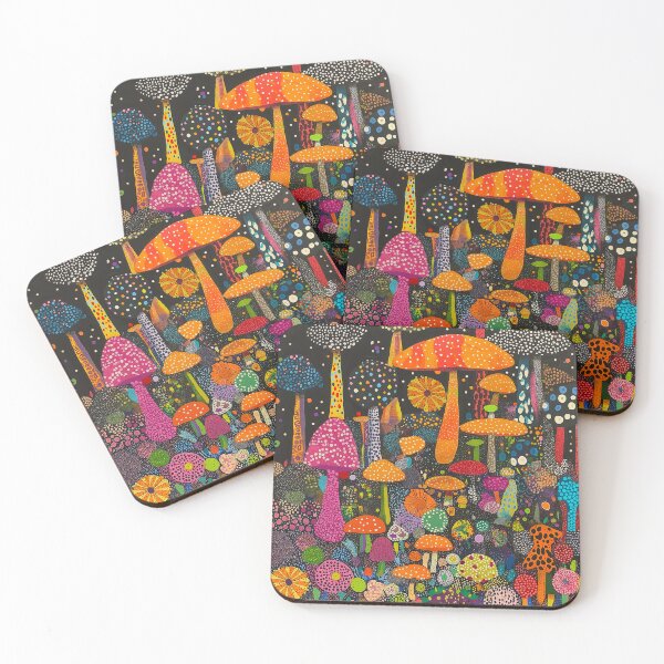 Item preview, Mushroom Dreams, Mushroom Forest, Fugi, Polka Dots designed and sold by Neika Shimm Designs.