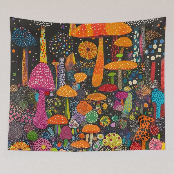 Item preview, Mushroom Dreams, Mushroom Forest, Fugi, Polka Dots designed and sold by Neika Shimm Designs.