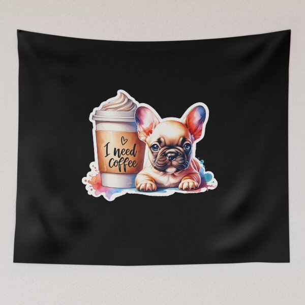 Item preview, "I Need Coffee - Cute Pet Designs for T-Shirts, Stickers & More" designed and sold by artedigital99.