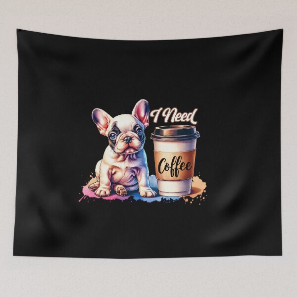 Item preview, I Need Coffee - Cute Pet Designs for T-Shirts, Stickers & More designed and sold by artedigital99.