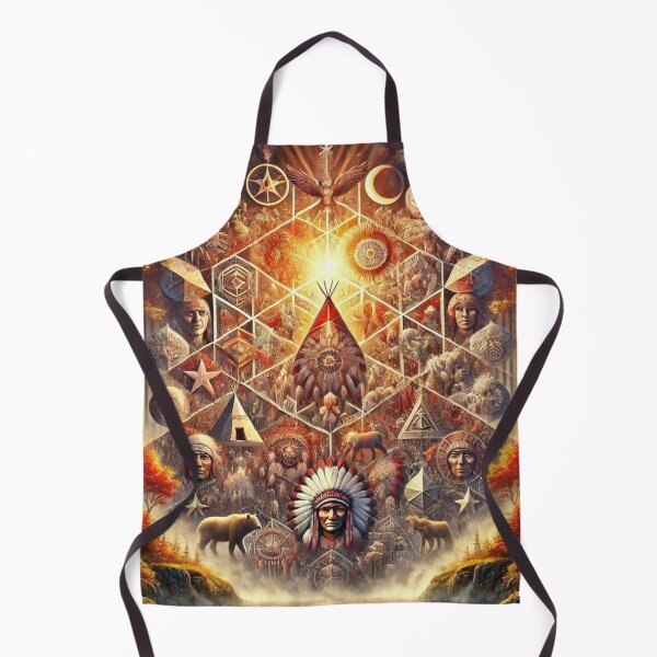 Item preview, Divine Native American Dreamscape: Sacred Geometry of Life designed and sold by Meta2Physical.