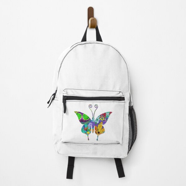 Item preview, Garden Butterfly 4 Colorful Floral Flower Art designed and sold by Sharon Cummings Art.