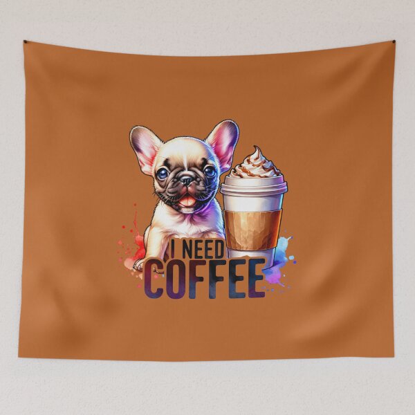 Item preview, I Need Coffee - Cute Pet Designs for T-Shirts, Stickers & More designed and sold by artedigital99.