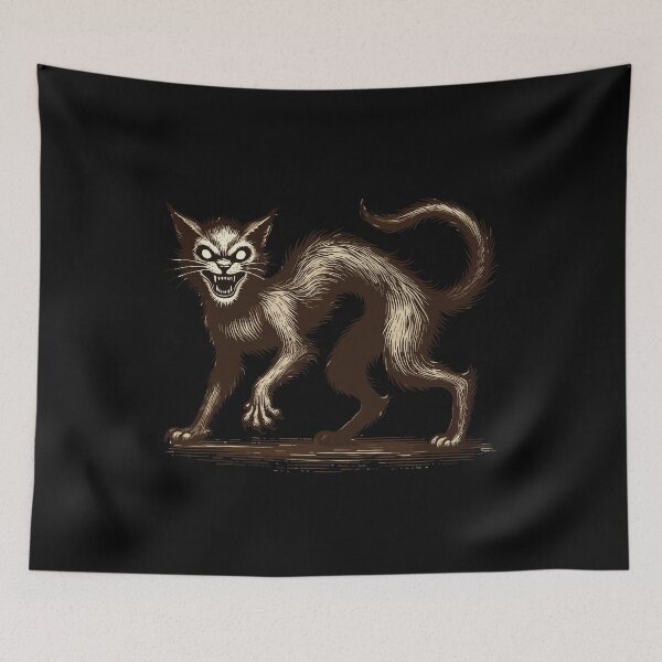 Item preview, Magical Witch Cat Horrifying Horror Cat designed and sold by LuminOrb.