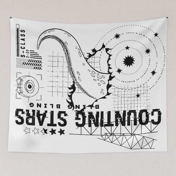 Item preview, SKZ - S Class Counting Stars - BW designed and sold by GingerDesigner.
