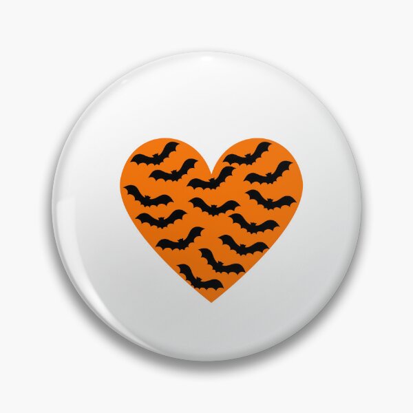 Item preview, Halloween heart: bats in flight designed and sold by Vcartdesing.