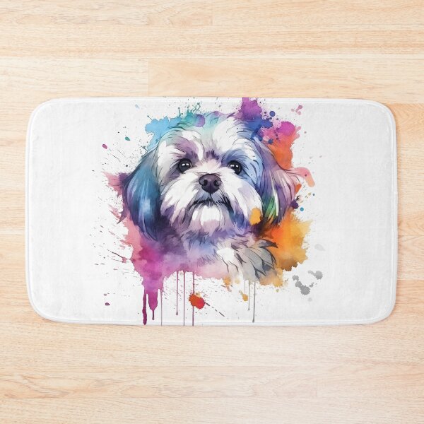 Item preview, Shihtzu | Colorful Watercolor Design #7 designed and sold by MatsurexDesigns.