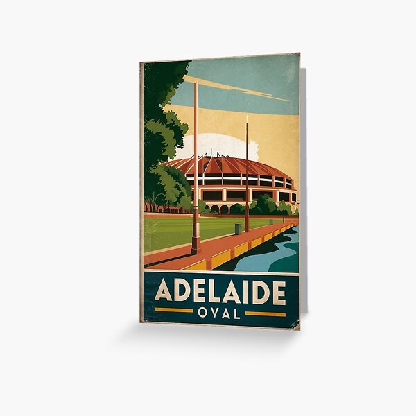 Item preview, Adelaide Vintage Travel Poster designed and sold by TravelerRat.