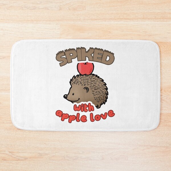 Item preview, Spiked with apple love hedgehog apple design designed and sold by SleekVisuals.