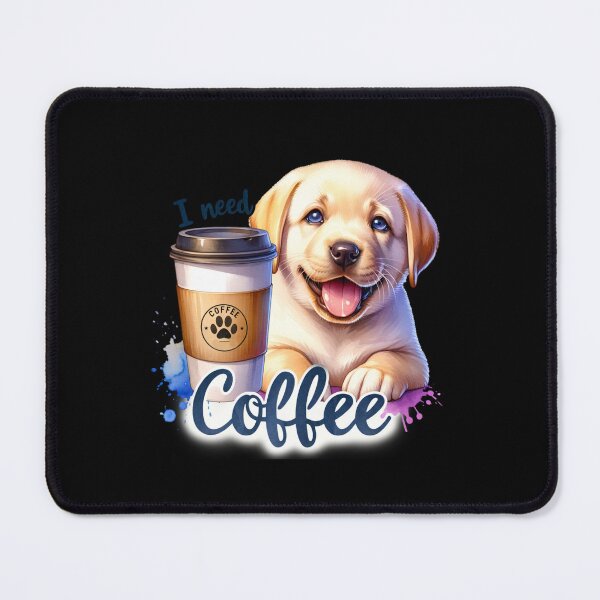Item preview, I Need Coffee - Cute Pet Designs for T-Shirts, Stickers & More designed and sold by artedigital99.