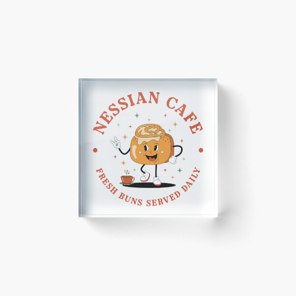 Item preview, Nessian Cafe Fresh Buns Served Daily - ACOTAR ACOSF Nesta Cassian SJM Merch designed and sold by GoodBookThreads.