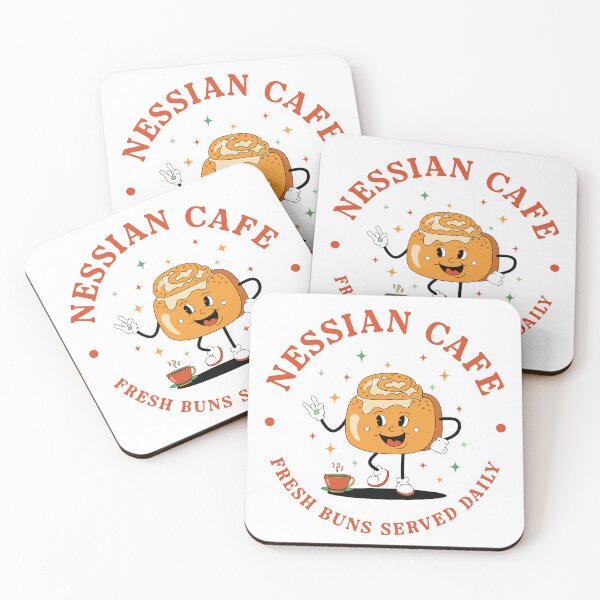 Item preview, Nessian Cafe Fresh Buns Served Daily - ACOTAR ACOSF Nesta Cassian SJM Merch designed and sold by GoodBookThreads.
