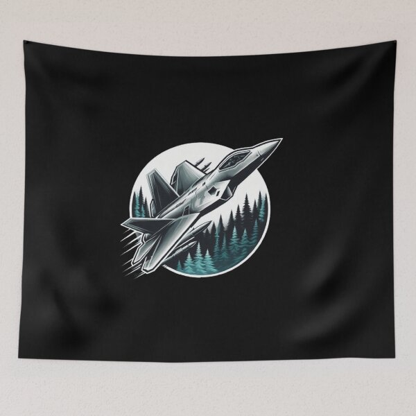 Item preview, F-22 raptor forest theme designed and sold by BeztProductz.