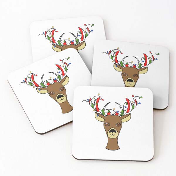 Item preview, Christmas Reindeer Antlers Christmas Lights designed and sold by Sartoris Art.