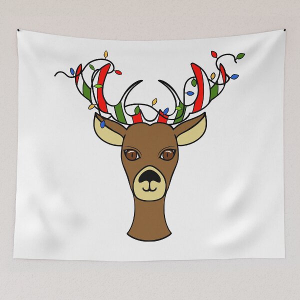 Item preview, Christmas Reindeer Antlers Christmas Lights designed and sold by Sartoris Art.
