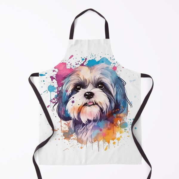 Item preview, Shihtzu | Colorful Watercolor Design #8 designed and sold by MatsurexDesigns.