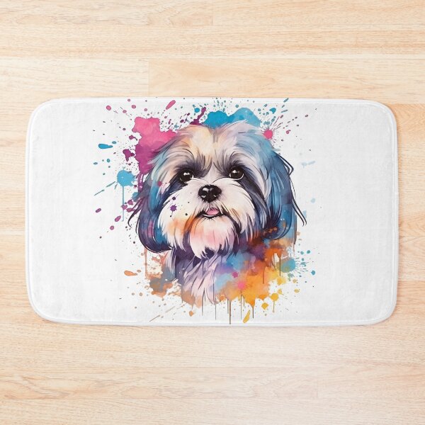 Item preview, Shihtzu | Colorful Watercolor Design #8 designed and sold by MatsurexDesigns.