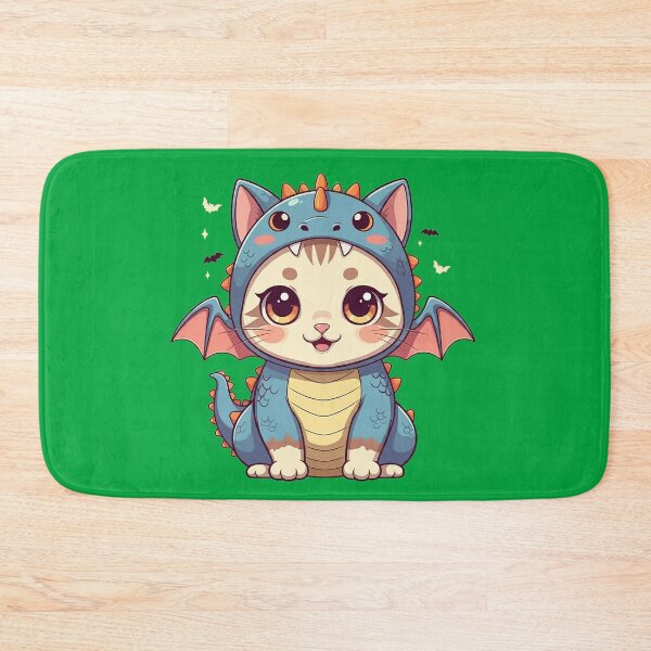 Item preview, Cute Kitty Dressed As A Blue Dragon | Green designed and sold by PinkGoddessLove.