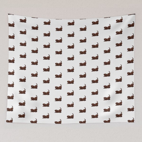 Item preview, Little Labrador (Chocolate) designed and sold by Tessa Draws Stoof.
