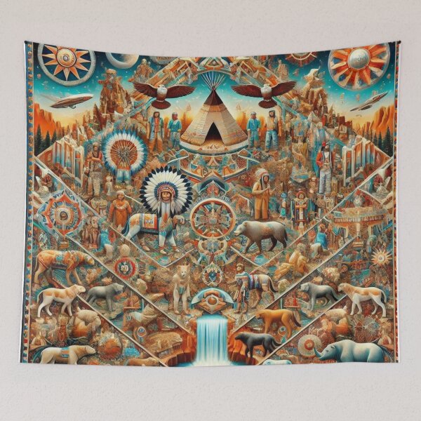 Item preview, Native Spirit: Infinite Geometric Illusion of Nature and Culture designed and sold by Meta2Physical.