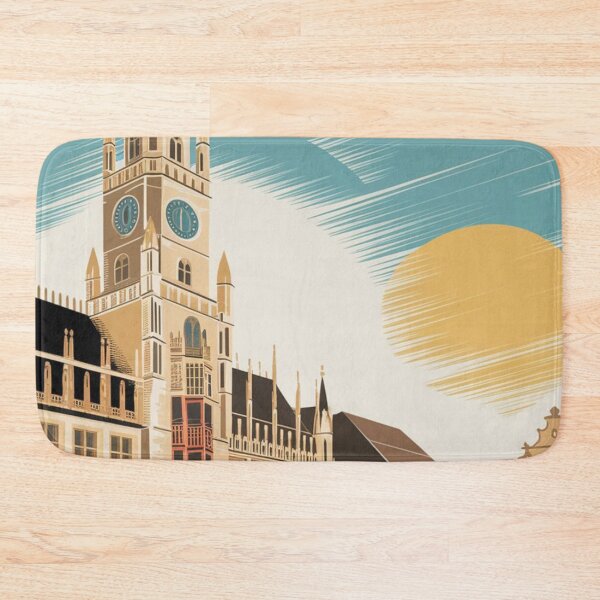 Item preview, Munich Vintage Travel Poster designed and sold by TravelerRat.