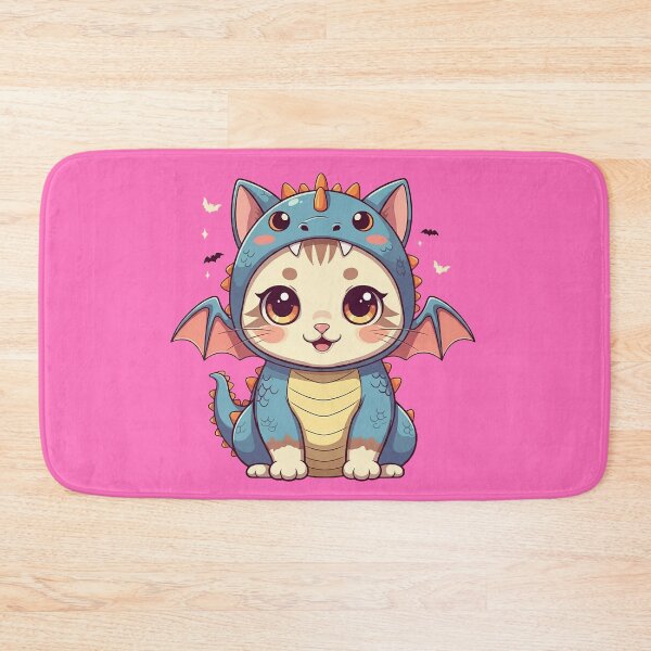 Item preview, Cute Kitty Dressed As A Blue Dragon | Pink designed and sold by PinkGoddessLove.