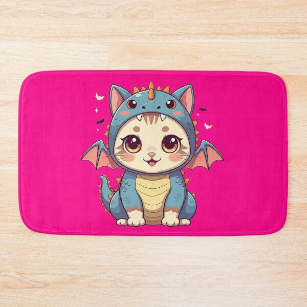 Item preview, Cute Kitty Dressed As A Blue Dragon | Pink designed and sold by PinkGoddessLove.