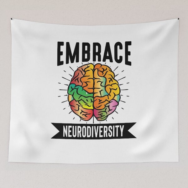 Item preview, Embrace Neurodiversity Autism, Special Ed Teacher Social Worker Special Needs Mom, ABA Therapist, Speech Therapy, BCBA, Mental Health designed and sold by behindthefacts.