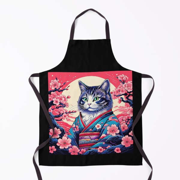 Item preview, Neko Harmony: Retro Japanese Cat Delight for Feline Aficionados designed and sold by Catophile.