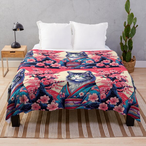 Item preview, Neko Harmony: Retro Japanese Cat Delight for Feline Aficionados designed and sold by Catophile.