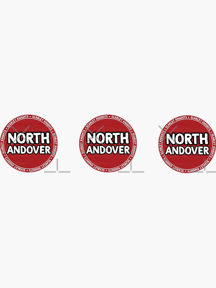 "3 Round North Andover Stickers" Sticker for Sale by abbyjane325